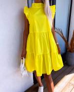 Helesinine Langev Kleit