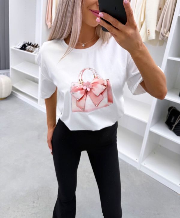 Balts Oversize T-krekls