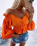 Balta Trumpas Viršus Su Dirželiais