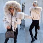 Brūns Bomberjaka Ar Kapuci Un Siltu Oderi