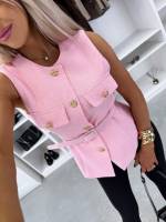 Beež Vööga Vest-jakk