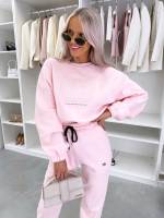 Turkus Dwuczęściowy Komplet Sukienkowy