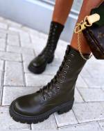 Gaiši Bēša Ērti Zābaki Ar šņorēm