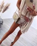 Tirkīza Plisēts Kombinezons