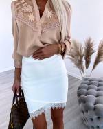 Juoda Nėrinių Sijonas