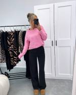 Gaiši Zils Mīksts Džemperis