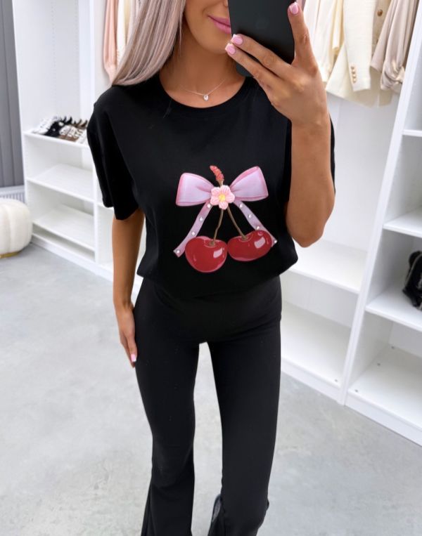 Melns Oversize T-krekls
