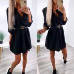 Lilla Vööga Särk-kleit