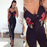 Roosa Tikandiga Jumpsuit