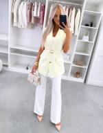 Kollane Vööga Vestjakk