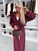 Tumši Pelēks Divdaļīgs Velūra Treniņtērpa Komplekts