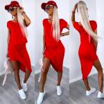 Haki Ikdienas Kleita Ar Elastīgu Vidukli