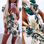 Must Lilleline Keskelt Seotav Jumpsuit