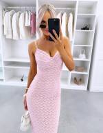 Valge Veniv Pitsist Bodycon Kleit