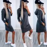 Koralų Medvilninė Laisvalaikio Suknelė