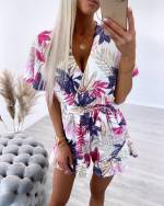 Must Lühike Jumpsuit