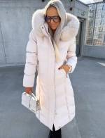 Черный Тёплая зимняя парка с капюшоном