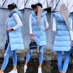 Beež Lühem Kapuutsiga Vest