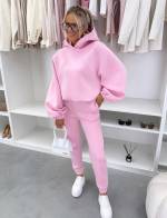 Brązowy Komplet Dresowy