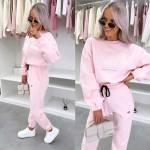 Turkus Dwuczęściowy Komplet Sukienkowy