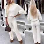 Melns Mīkstas Un Elastīgas Taisna Piegriezuma Bikses