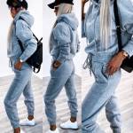 Zila Mīksts Sporta Kostīms