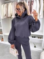 Brązowy Komplet Dresowy