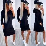 Koralų Medvilninė Laisvalaikio Suknelė