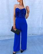 Sinine Litritega Jumpsuit