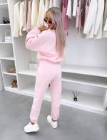 Turkus Dwuczęściowy Komplet Sukienkowy