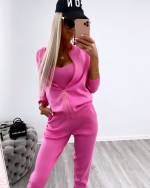 Zila Trīsdaļīgs Ikdienas Komplekts