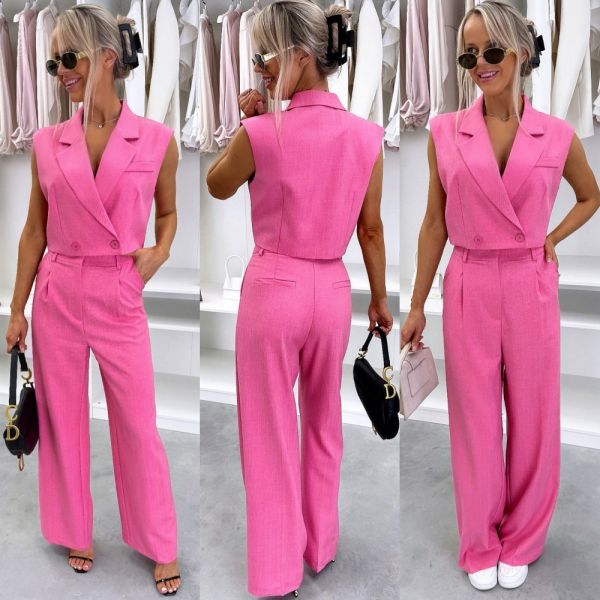 Pink Two-piece Set