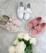 White Casual Casual Shoes With Ties