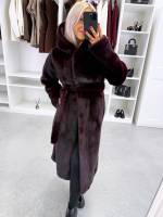 Светло-бежевый Роскошное зимнее пальто с капюшоном