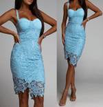 Juoda Bodycon Nėriniuota Suknelė