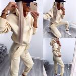 Серый Мягкий спортивный костюм