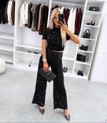 Brūns Mīkstas Bikses Ar Fliteriem