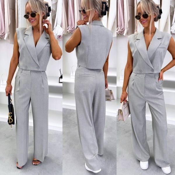 Grey Two-piece Set