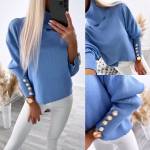 Hall Kõrge Kaelusega Lohvakas Kampsun