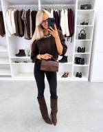 Helebeež Lühema Lõikega Pärlitega Kampsun