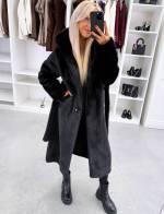 Светло-бежевый Роскошное зимнее пальто с капюшоном