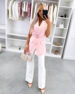 Kollane Vööga Vestjakk