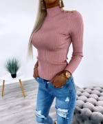 Hall Kuldsete Nööpidega Sviiter