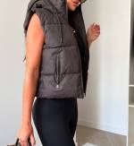 Beež Vetthülgavast Kangast Vest