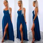 Roosa Lõhikuga Maksikleit