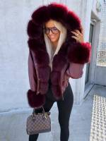 Bēša Bomberjaka Ar Kapuci Un Siltu Oderi