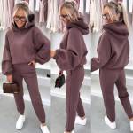 Ciemnoszary Komplet Dresowy