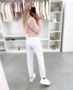 Valge Pehmed Ja Stretchid Mom Fit Teksad