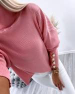 Hall Kõrge Kaelusega Lohvakas Kampsun