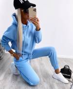 Серый Мягкий спортивный костюм